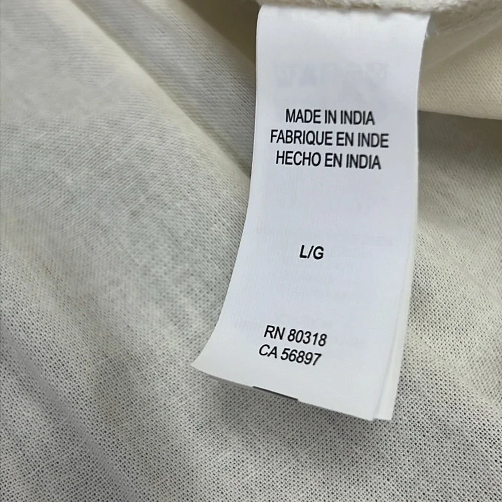 SOLD IN STORE Lucky Brand Embroidered Peasant Blouse Size Large - Picture 7 of 11